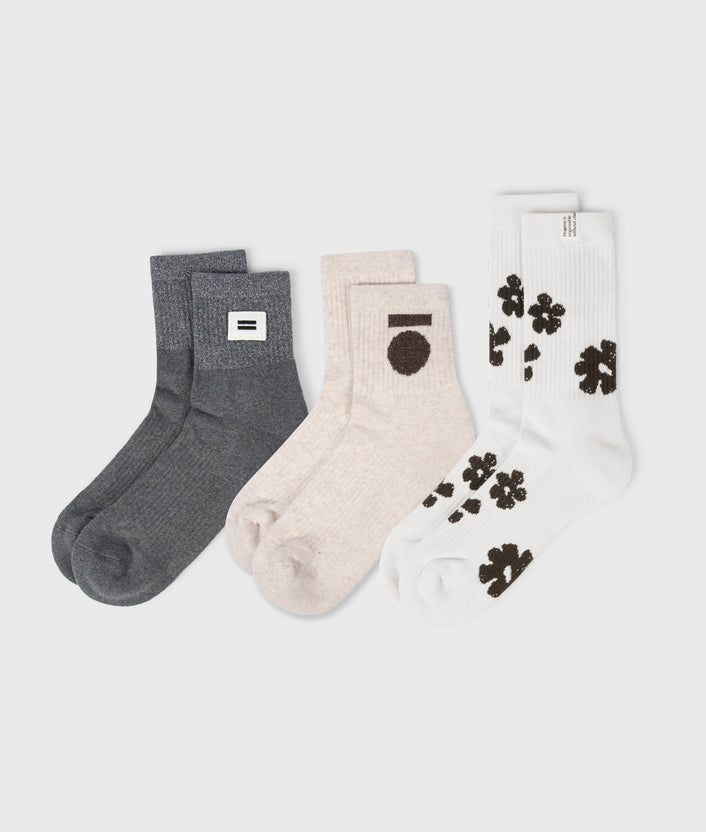 10days 3-pack socks antra melee