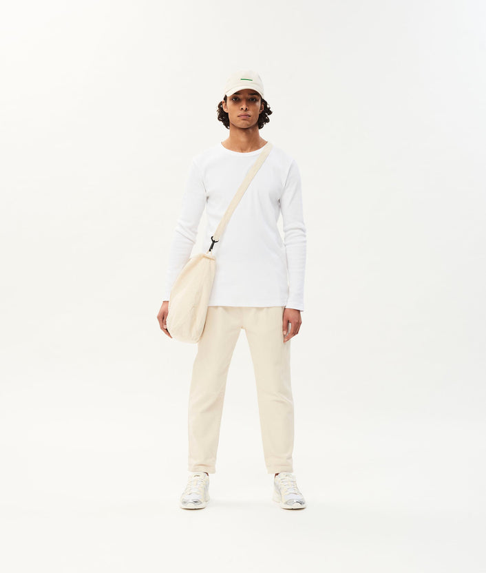 10days Alex rib jersey tee white