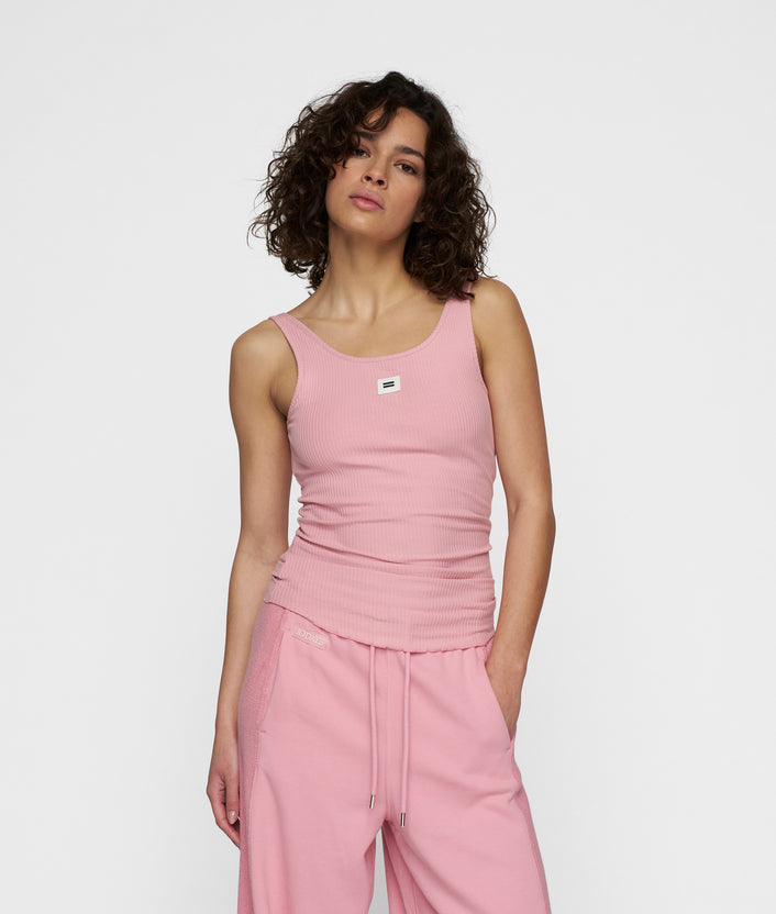 10days ballet top back scoop bright raspberry