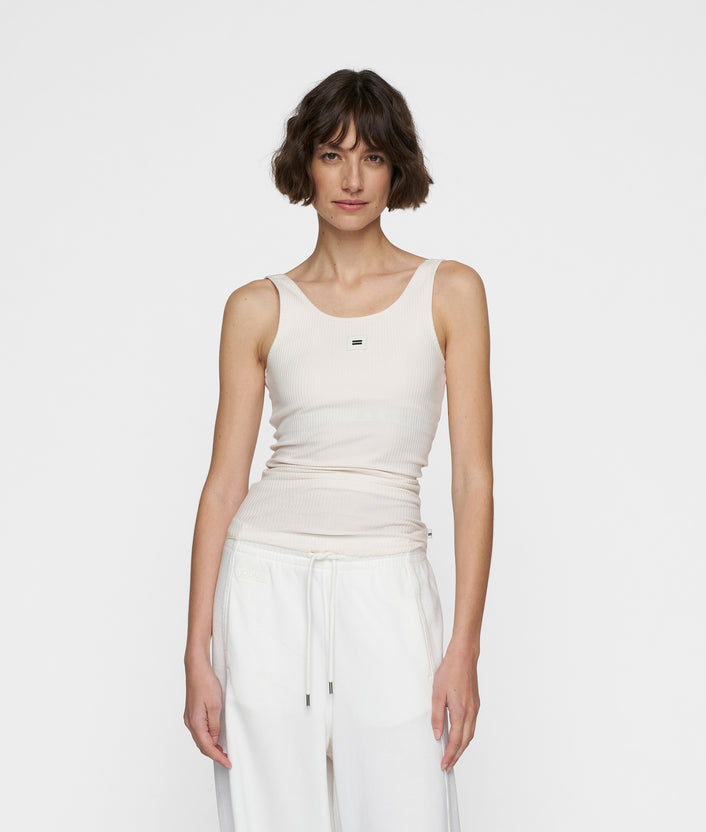 10days ballet top back scoop ecru