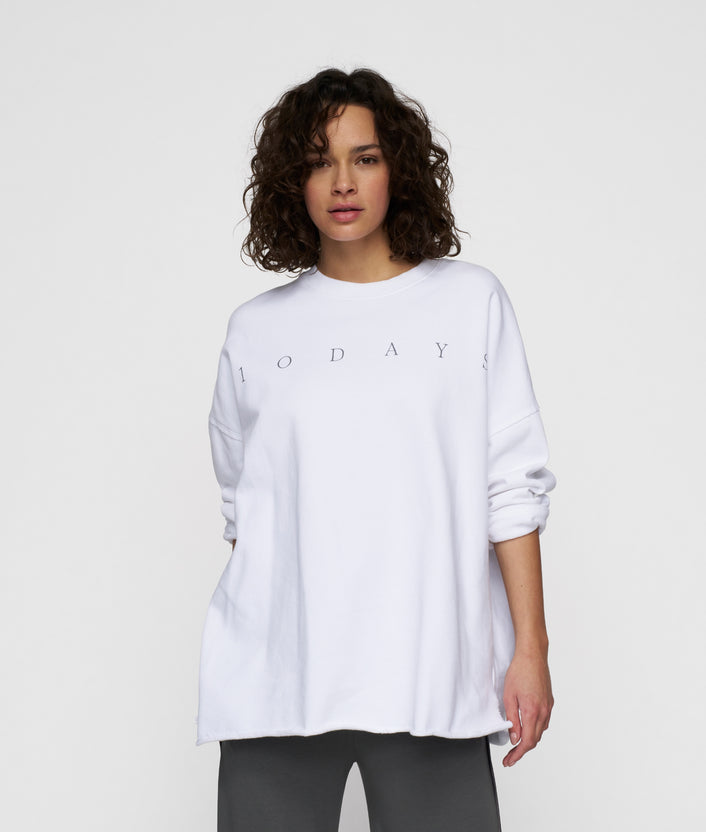 10days beach sweater white