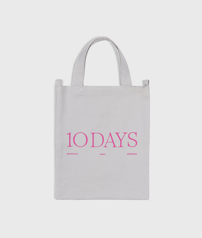 10days canvas 10DAYS mini shopper stone