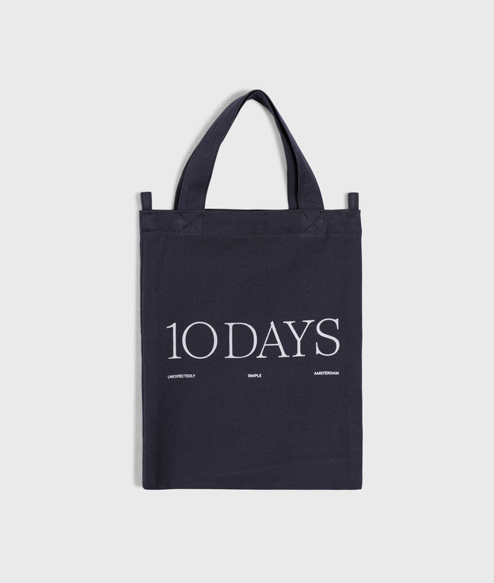 10days canvas 10DAYS mini shopper yale blue