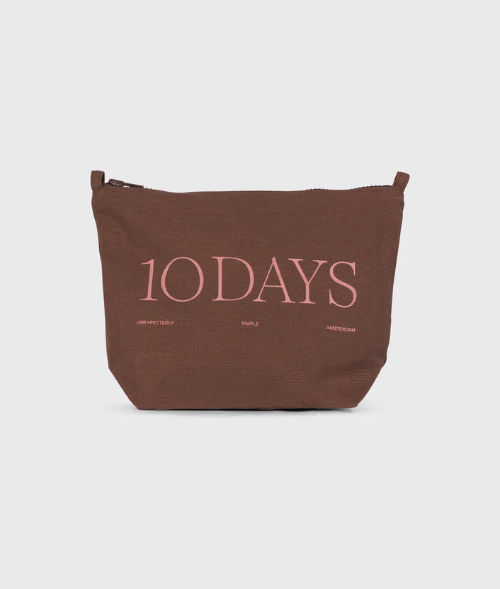 10days canvas 10DAYS pouch fudge