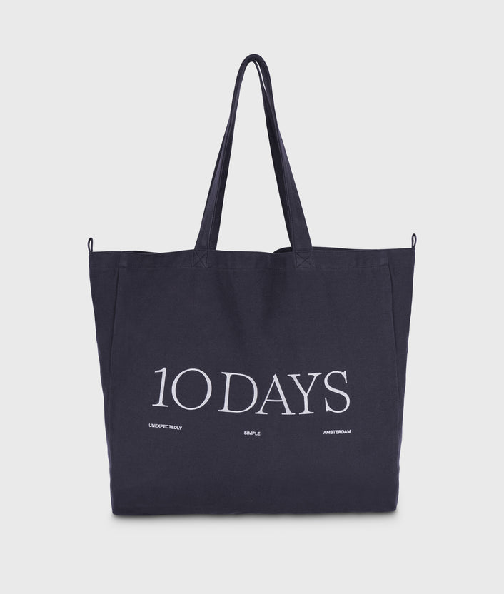 10days canvas 10DAYS shopper yale blue