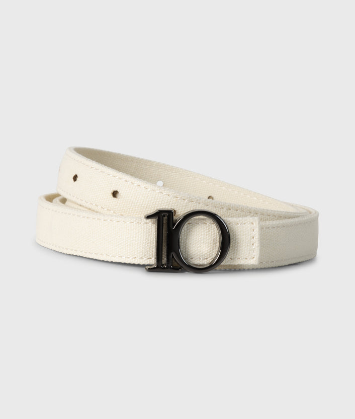 10days canvas belt ecru