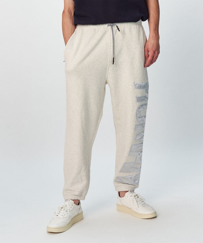 10days Chris fleece jogger soft white melee