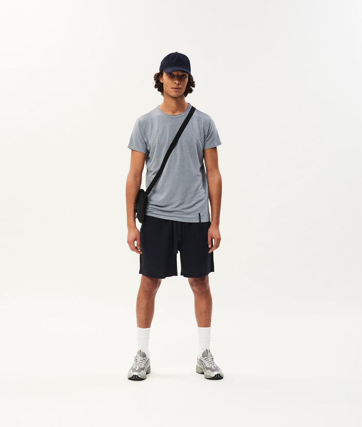 10days Dax linen tee la blue