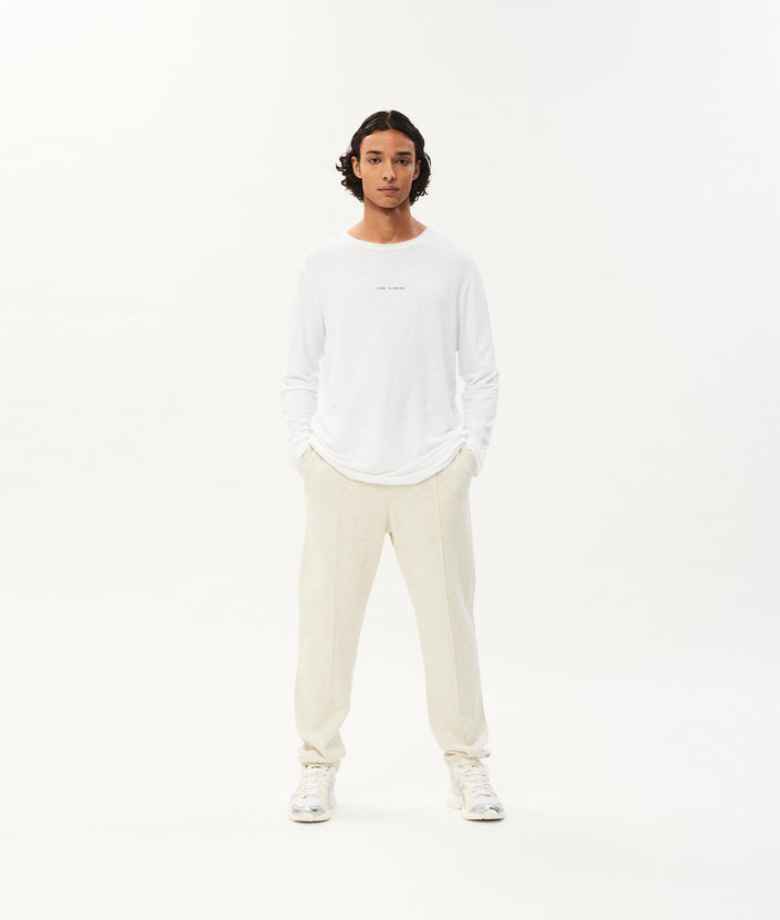 10days Delta linen tee white