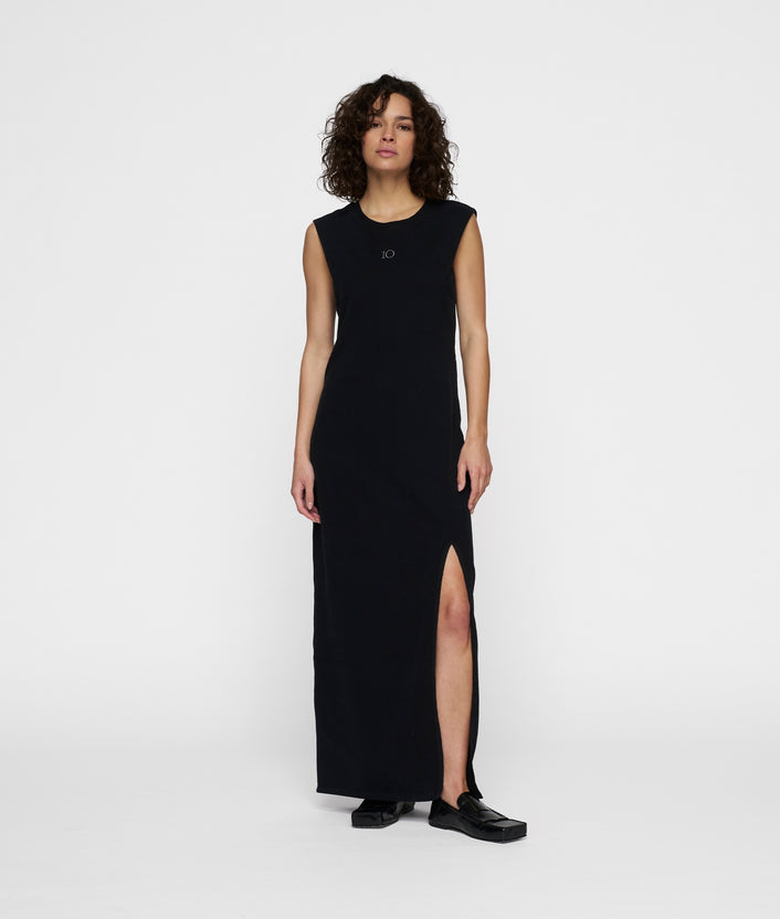 10days easy sleeveless maxi dress black