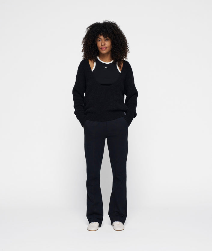 10days flared pants black