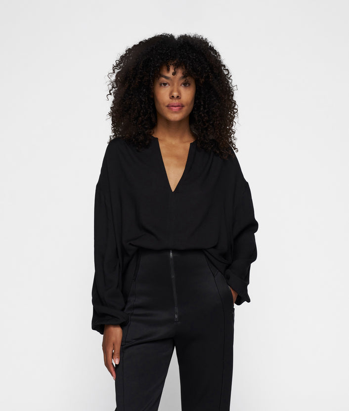 10days flowy blouse black