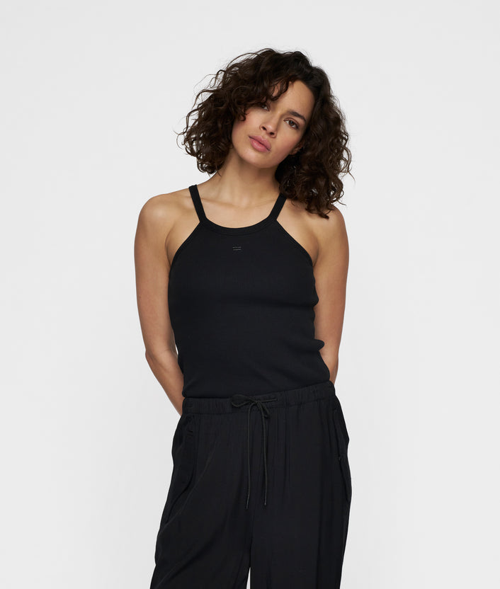 10days halter ballet top black