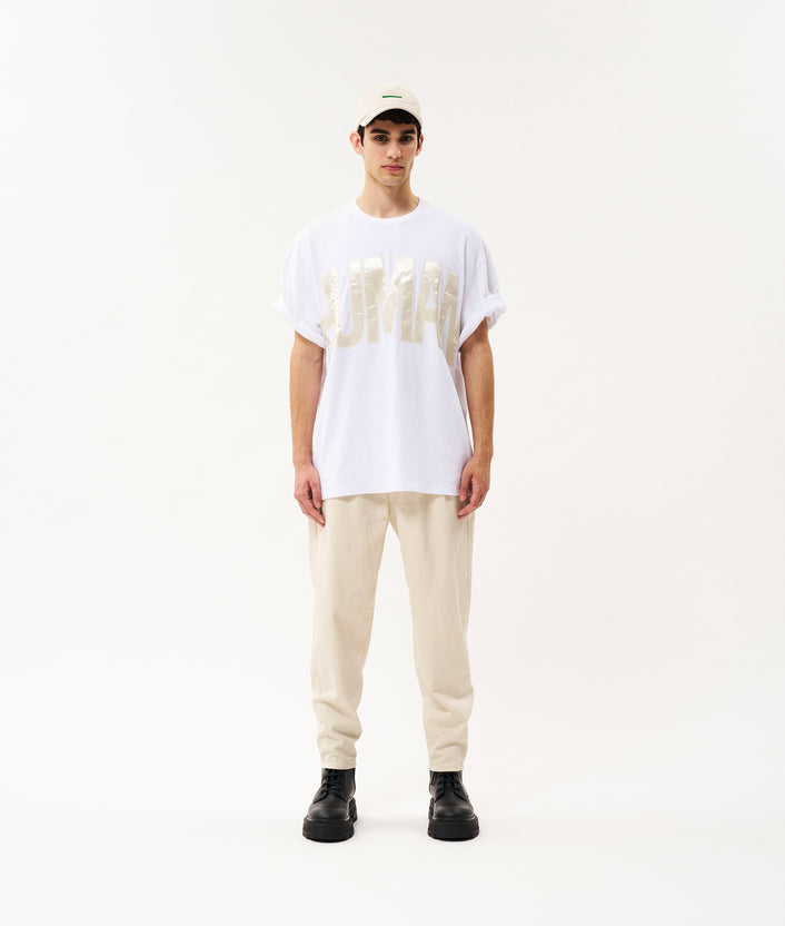 10days Human heavy jersey tee white