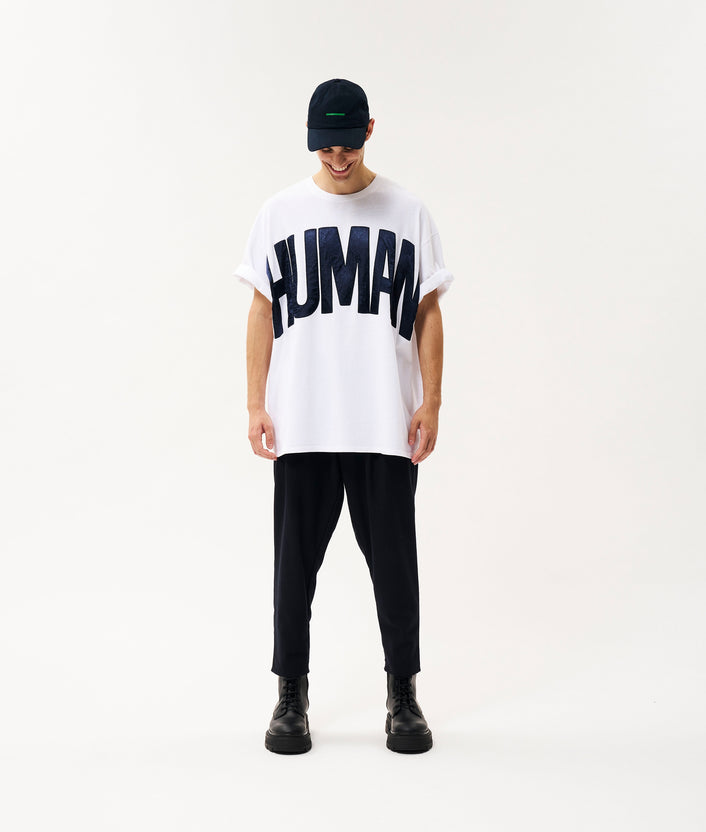 10days Human heavy jersey tee white