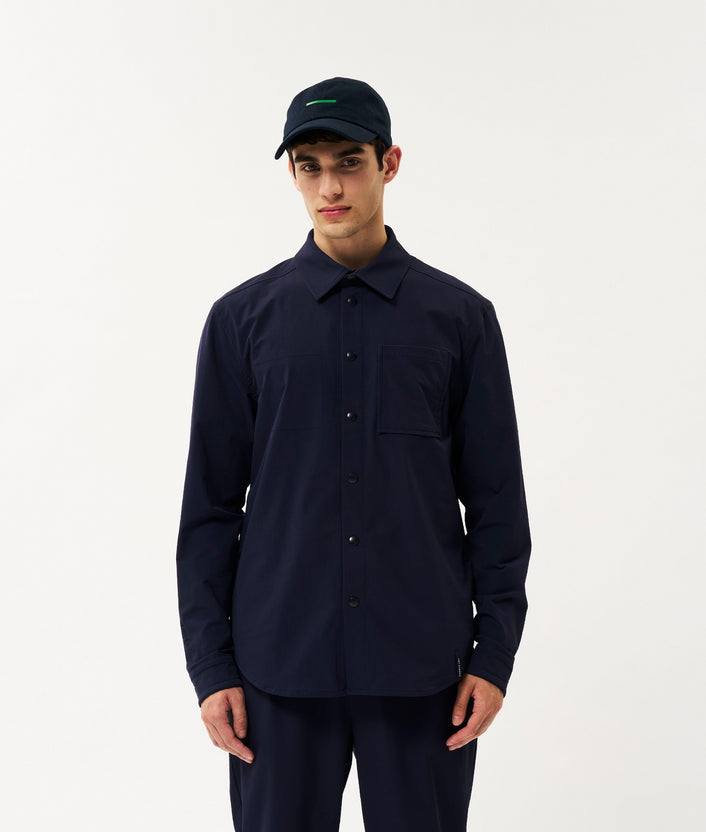 10days Khai overshirt dark blue