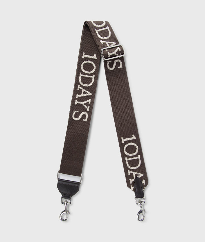 10days logo strap chocolate