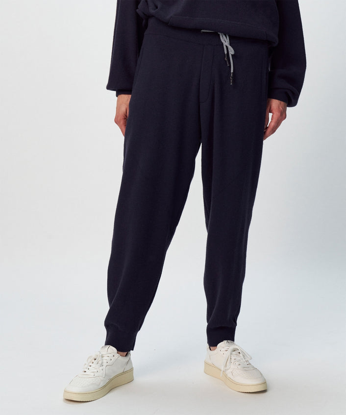 10days Miller knit pants dark blue