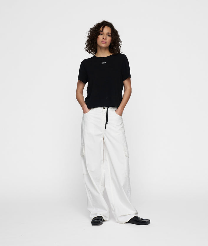 10days petite tee linen black