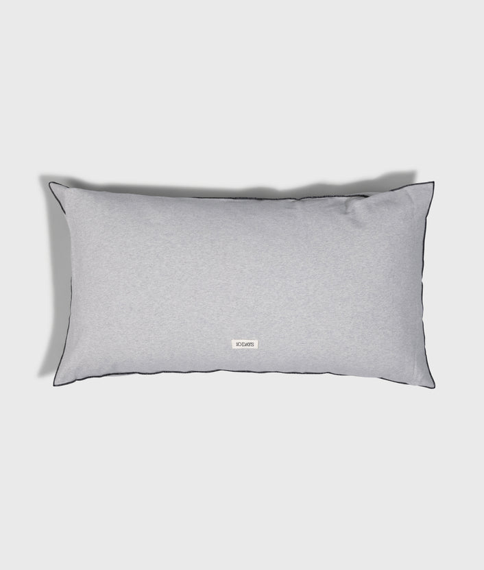 10days pillow contrast 50x90 light grey melee
