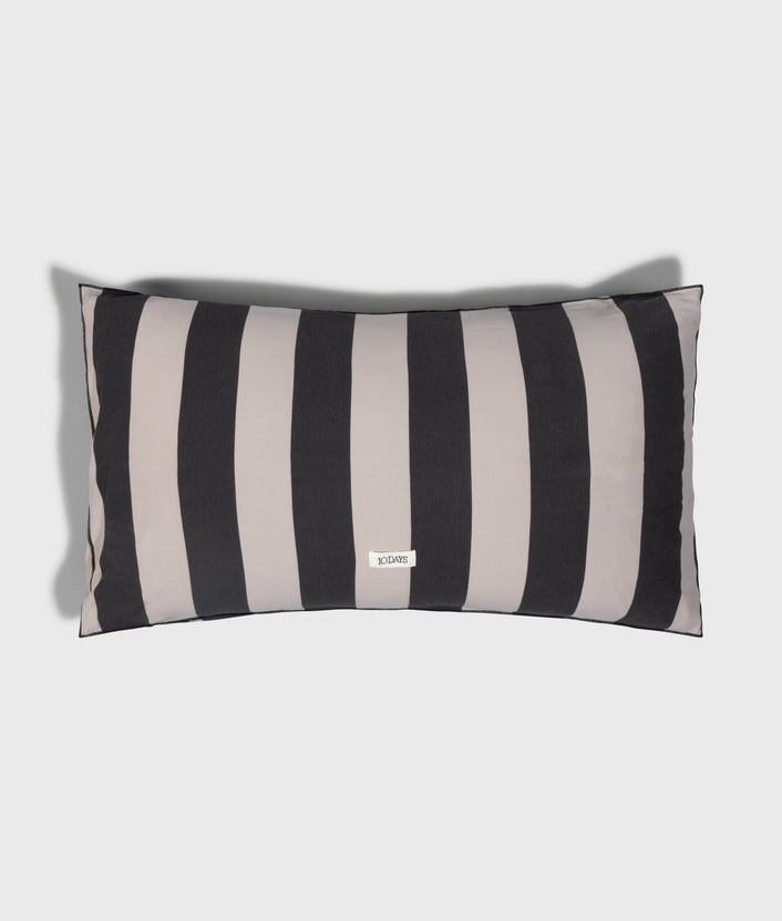 10days pillow stripes 50x90 black