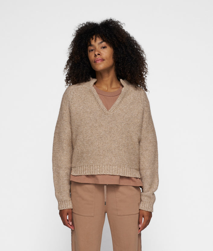 10days polo knit sweater fudge