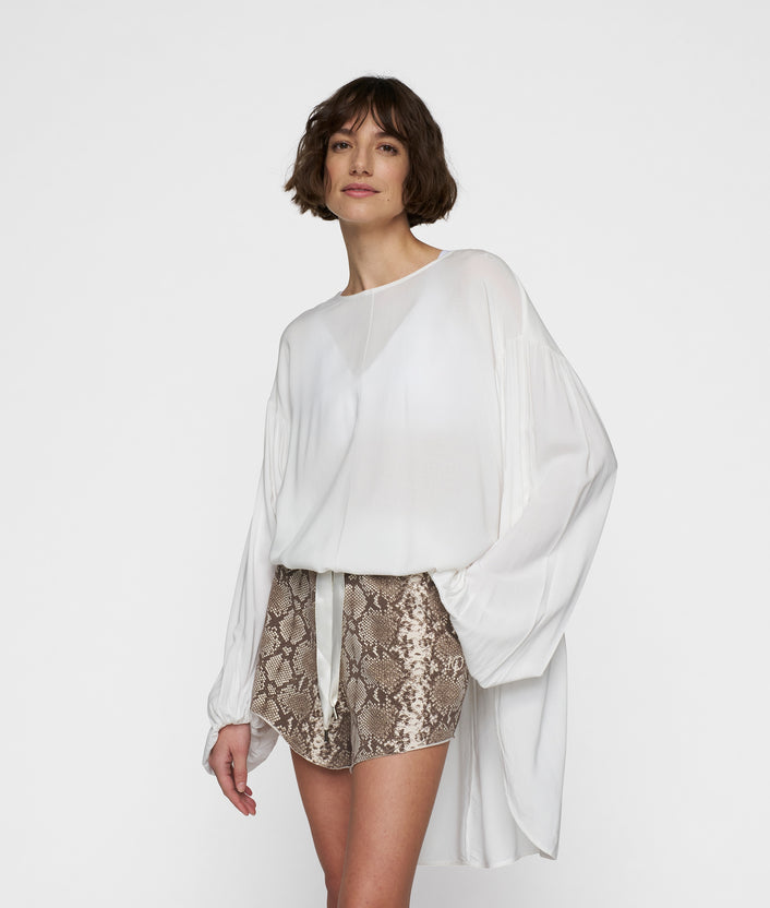 10days puffy blouse ecru