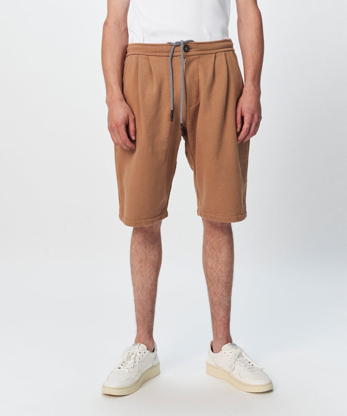 10days Robin fleece shorts camel