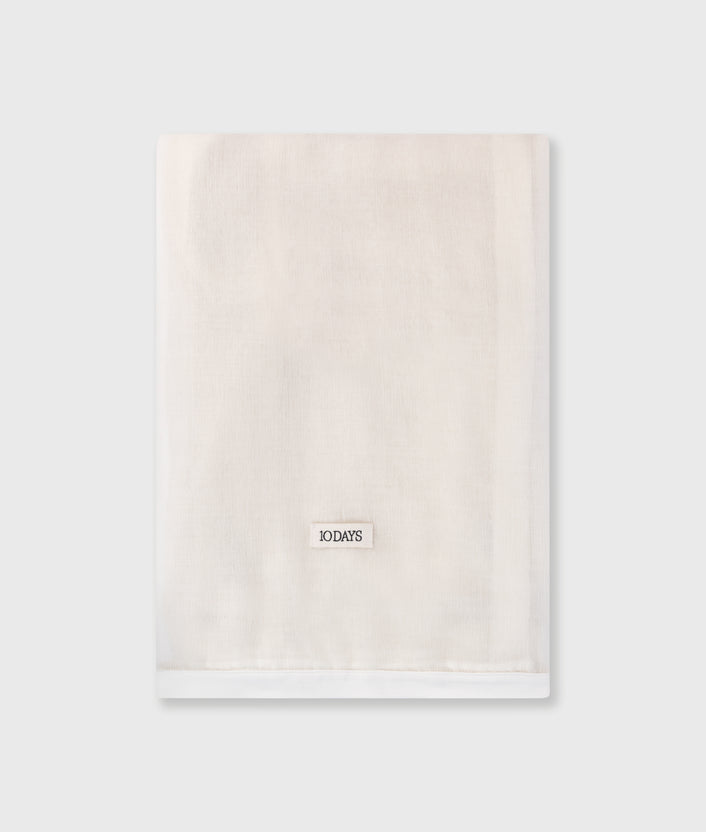 10days scarf rib light natural