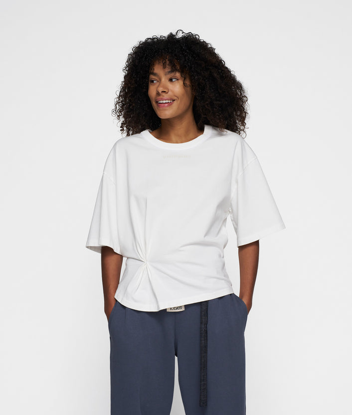 10days short sleeve tee smock ecru