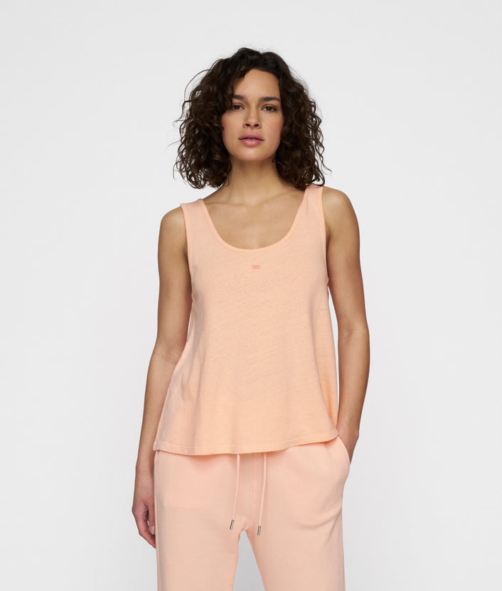 10days singlet linen peach