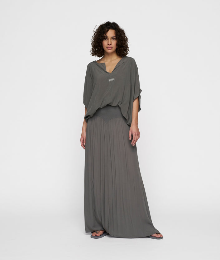 10days skirt dress rib waistband oil