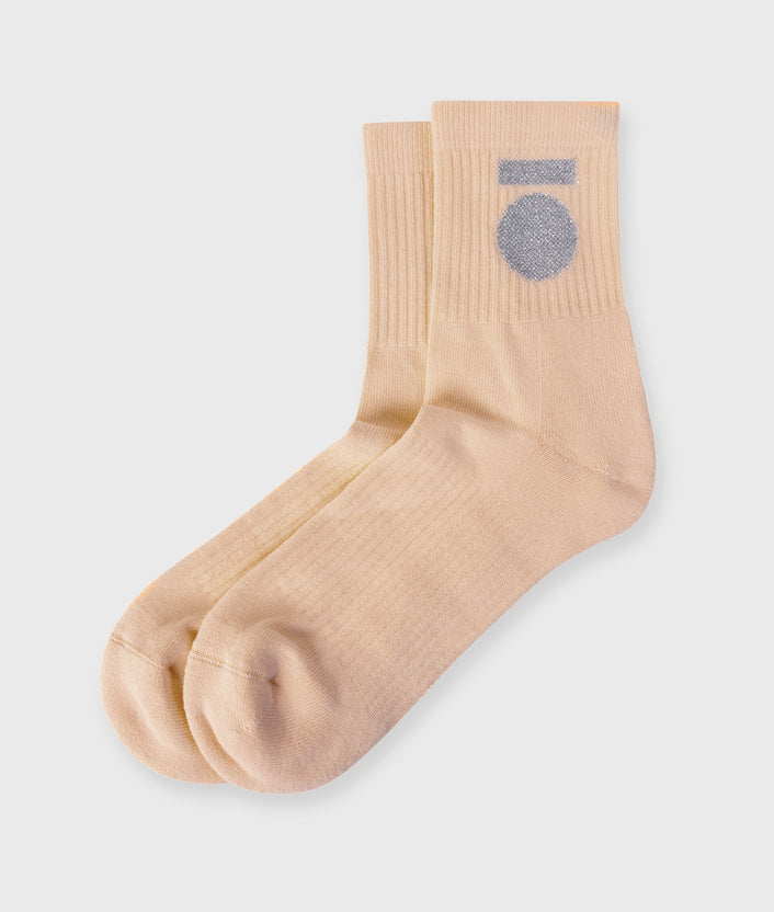 10days socks medal peach