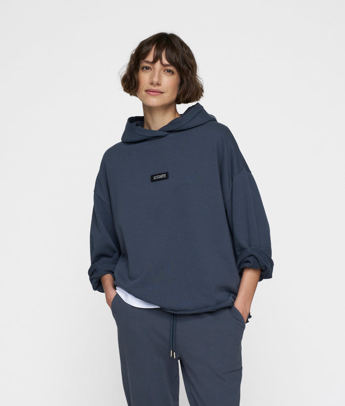 10days statement hoodie yale blue