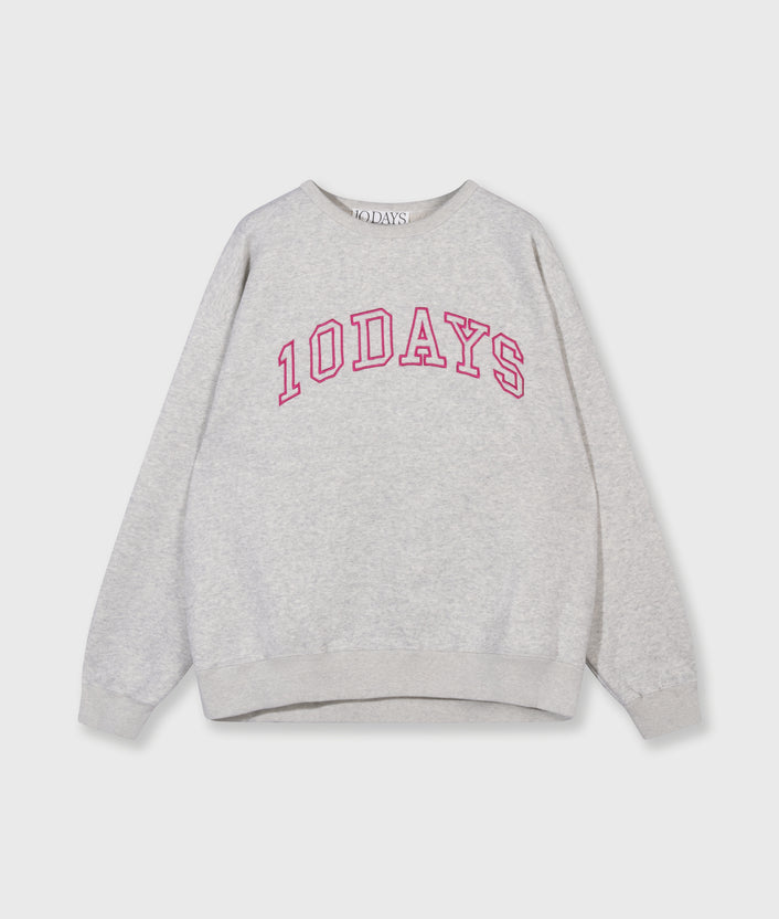 10days statement sweater light grey melee