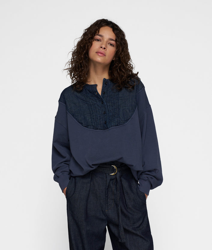 10days statement sweater smoking yale blue