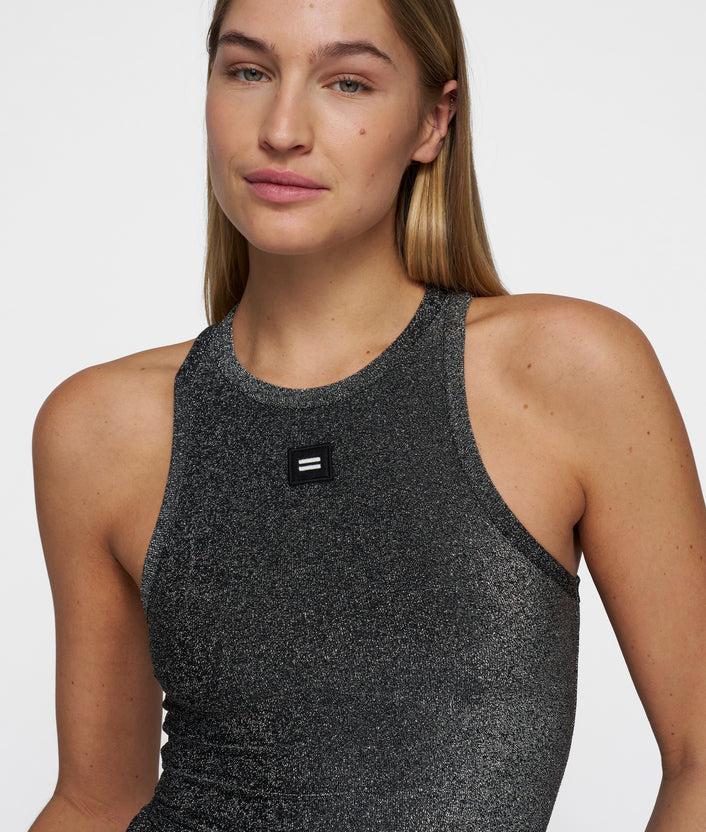 10days tank top glitter black