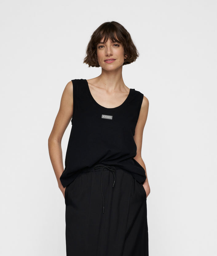 10days tank top jersey black