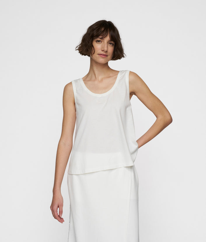 10days tank top jersey ecru