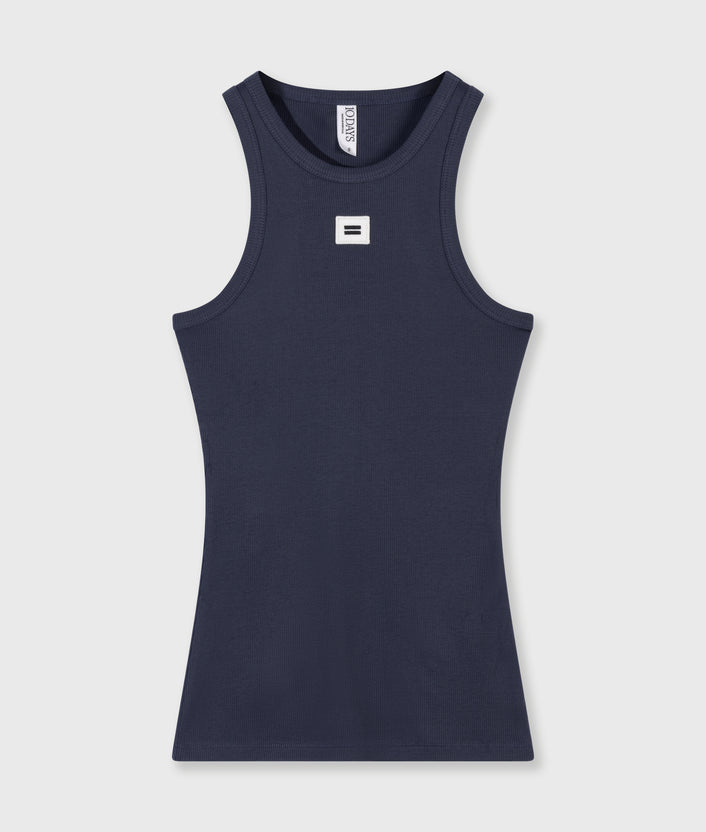 10days tank top rib yale blue