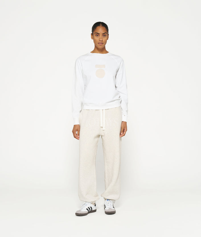 10days THE CREW NECK SWEATER white