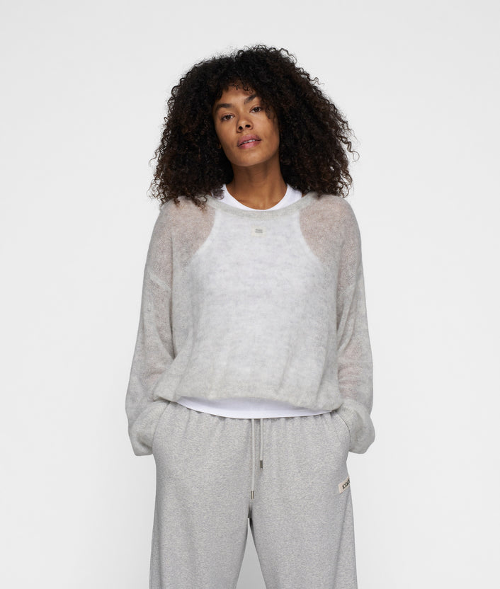 10days THE KNIT SWEATER light grey melee
