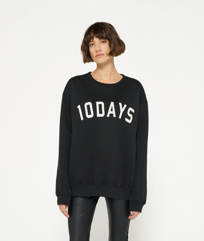 10days THE STATEMENT SWEATER black