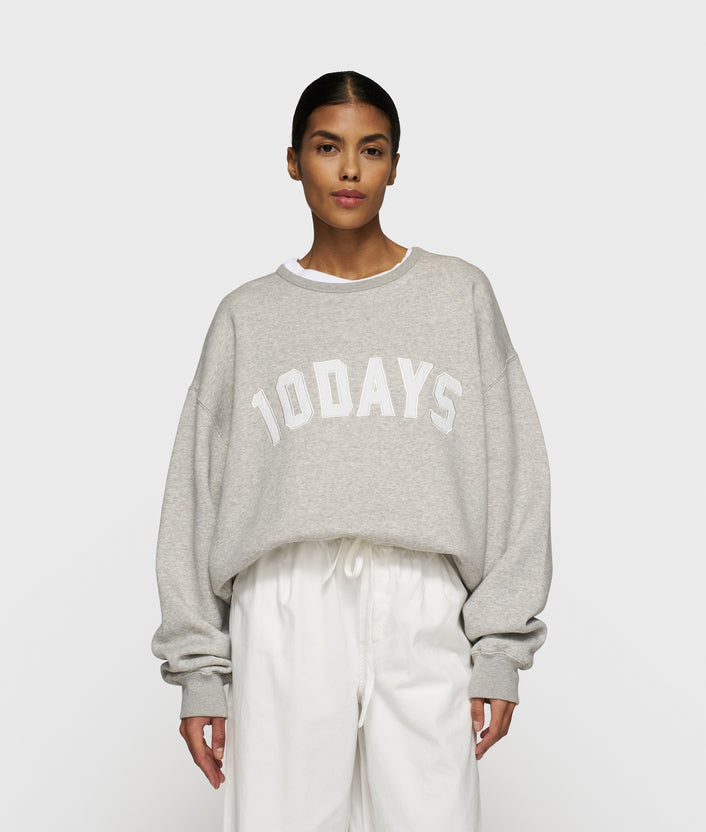 10days THE STATEMENT SWEATER light grey melee