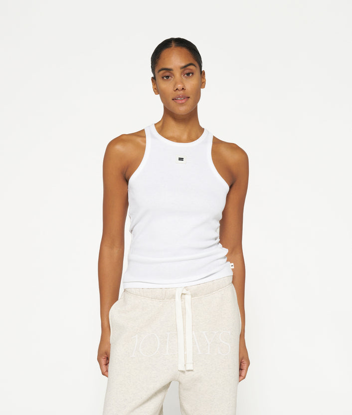 10days THE TANK TOP white