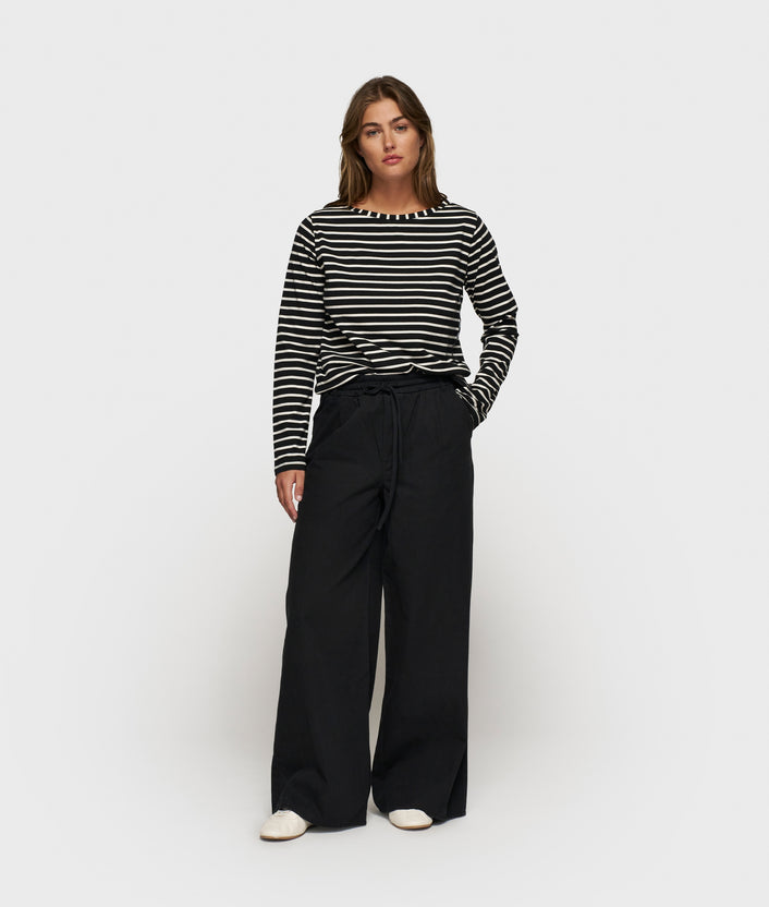 10days THE WIDE LEG PANTS black