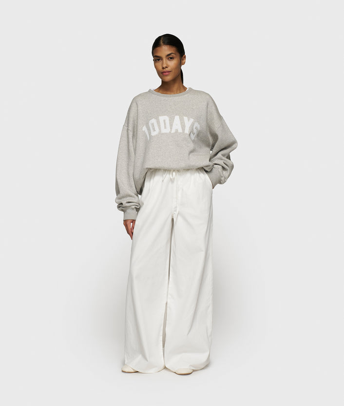 10days THE WIDE LEG PANTS ecru