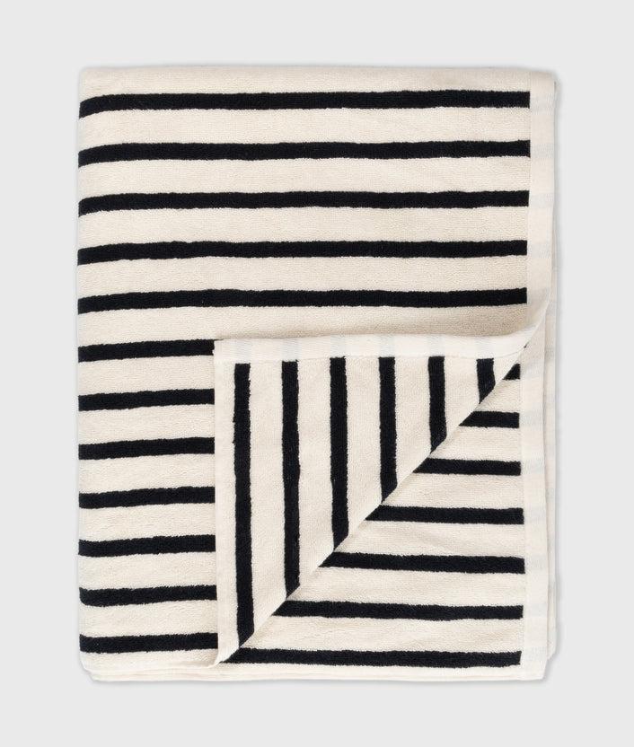 10days towel stripes ecru/black