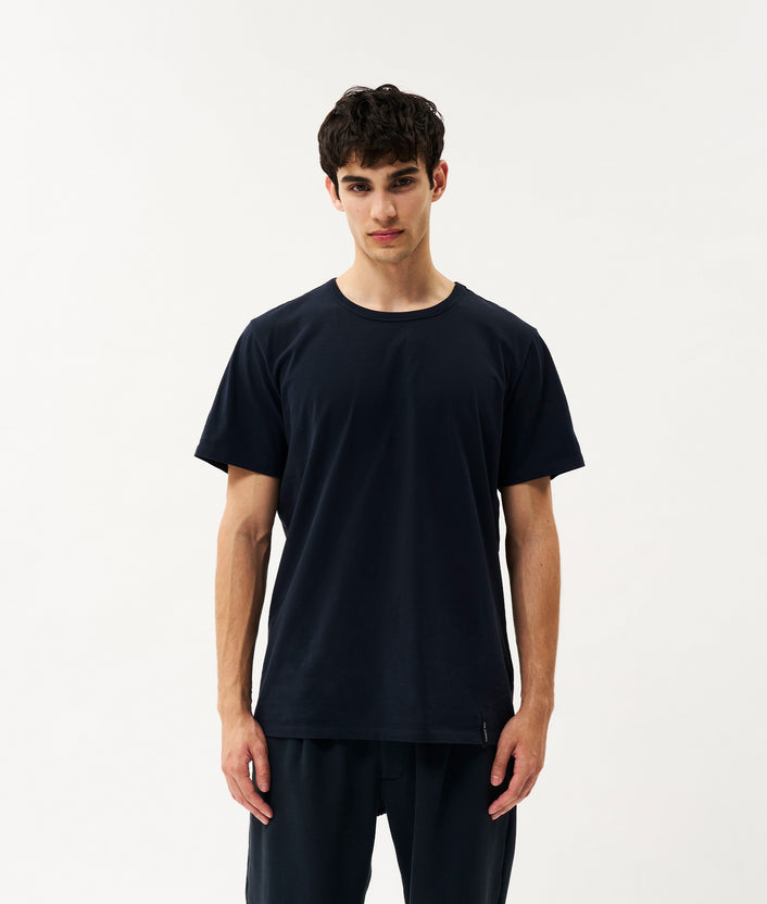 10days Vince cotton tee dark blue