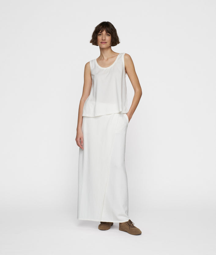 10days wrap skirt ecru
